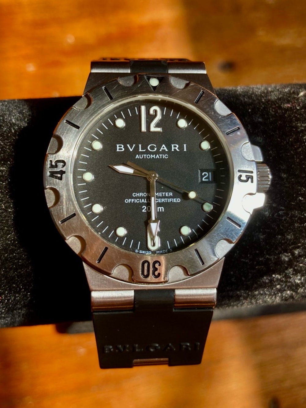 BVLGARI Diagono SD38S Dive Watch